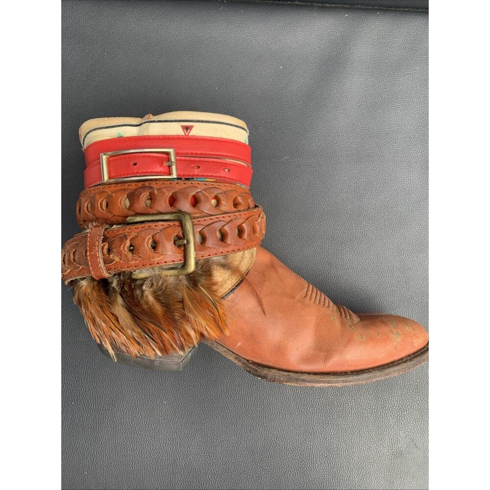 Tony Lama Western Cowboy Boots Womens Sz 9 - Picture 4 of 10